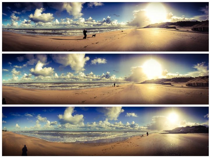 Utah Beach Triptych, Winters day